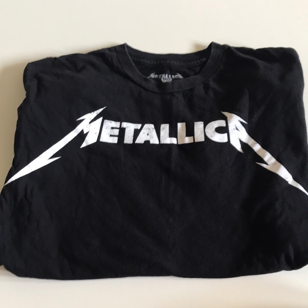 Metallica- Black Shirt Sleeve T-Shirt-M